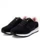 Zapatillas urban Xti 04365404 negros con detalles en rosa