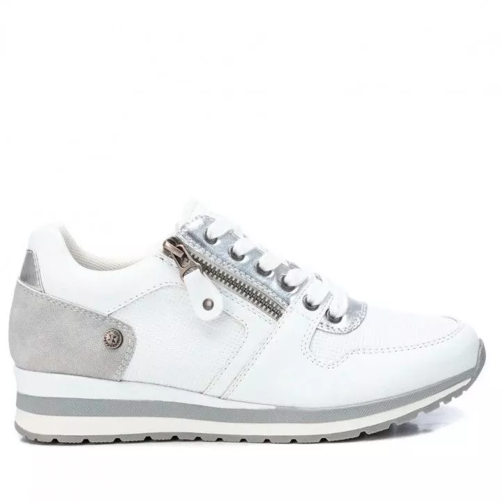 Zapatillas Xti 04373201 blancas con detalles plateados