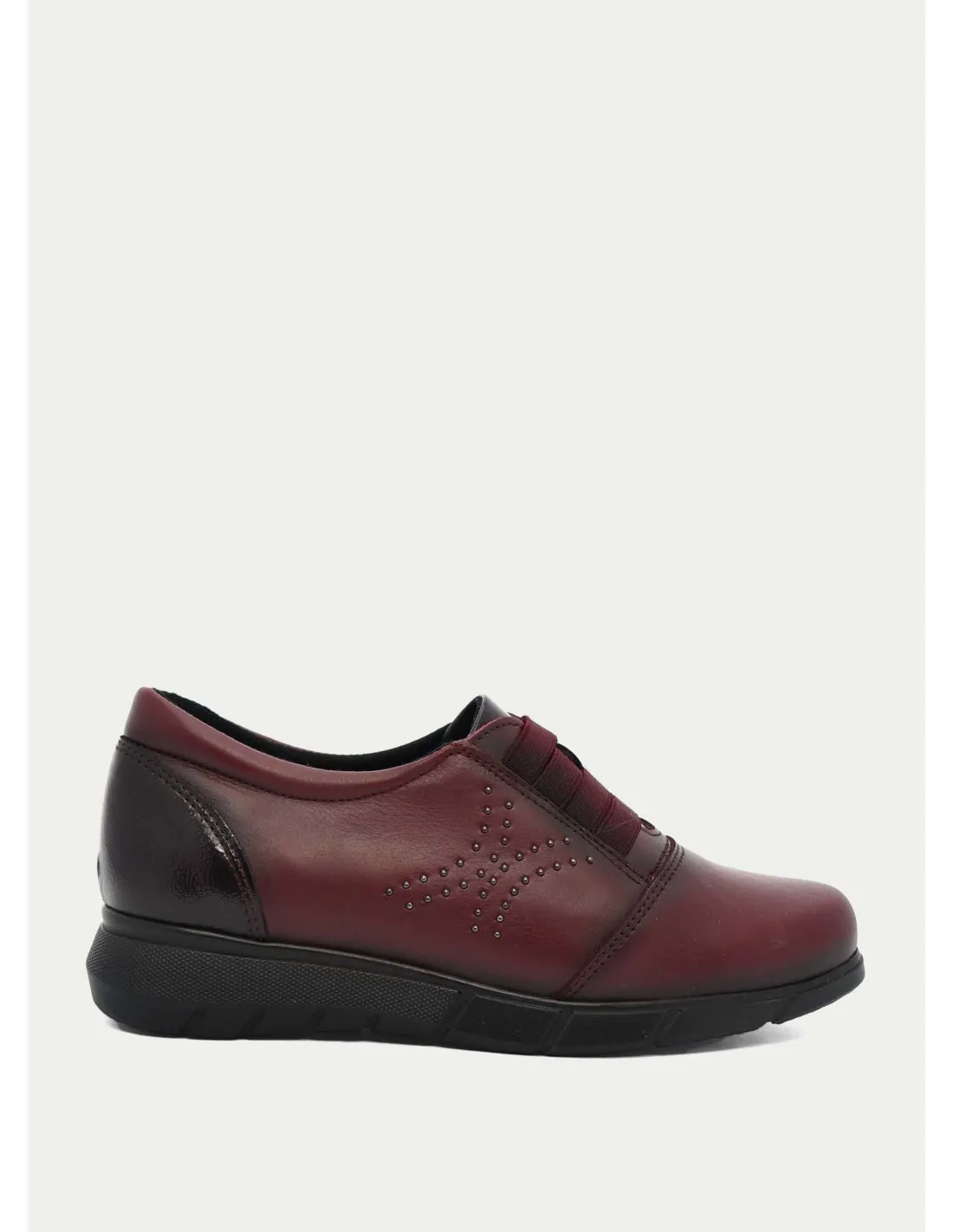 ZAPATO CASUAL 48 HORAS 0801 GRANATE 