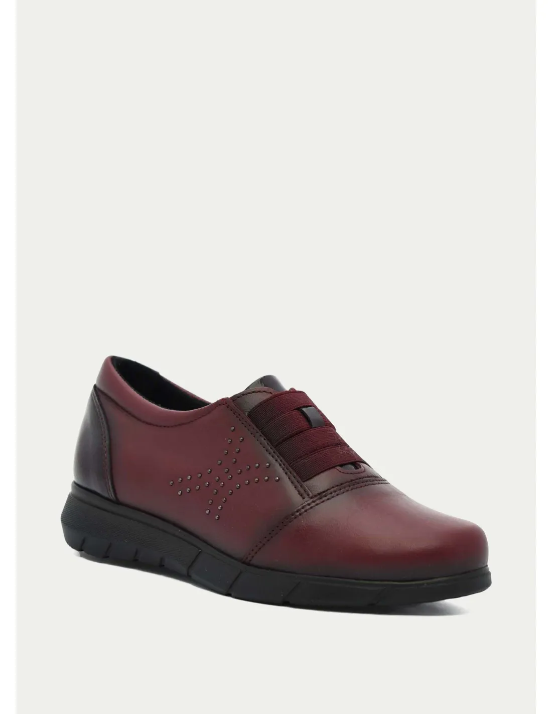 ZAPATO CASUAL 48 HORAS 0801 GRANATE 