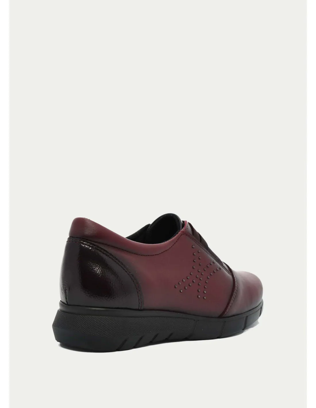 ZAPATO CASUAL 48 HORAS 0801 GRANATE 