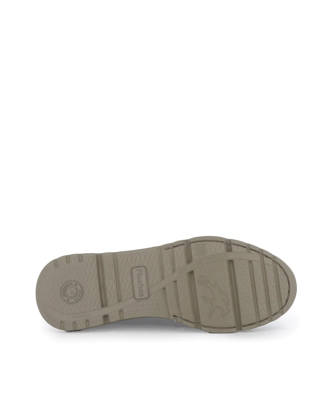 Zapato cordones de piel azul para hombre Fluchos
