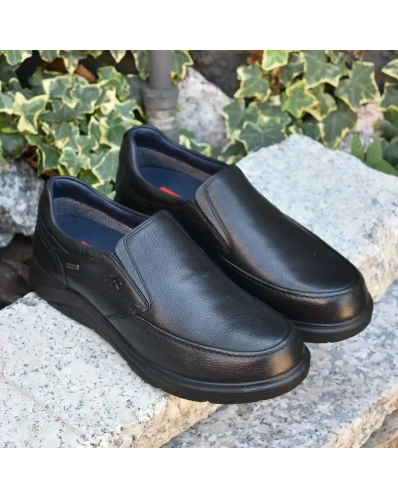 Zapato para hombre sin cordón FLUCHOS TEX DENVER F1312 Slip on marrón