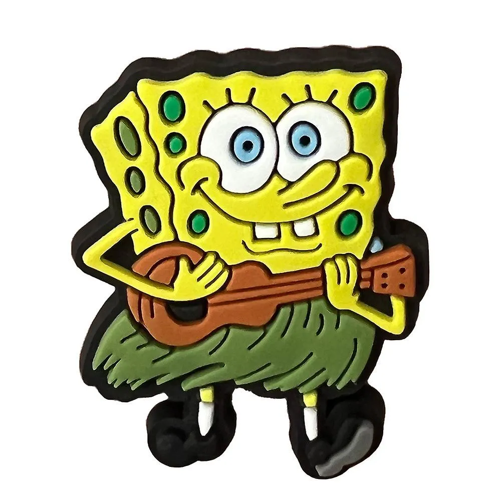 Zapatos Accesorios 20 Piezas Bob Esponja Serie Pantalones Cuadrados Personajes Zapatos Encantos Para Crocs Zueco Sandalias Decor