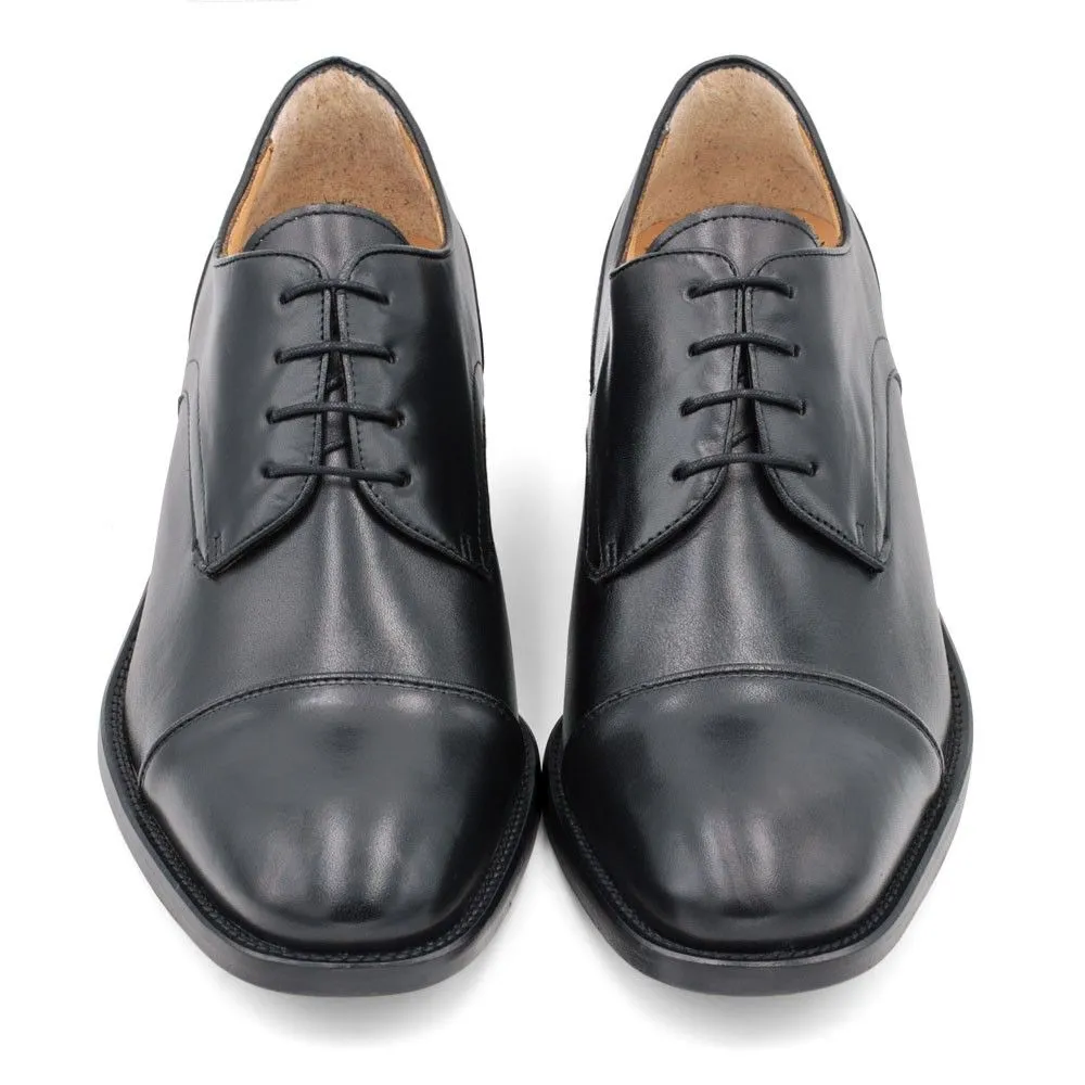Zapatos Con Alzas Para Hombre Birmingham Negro Masaltos