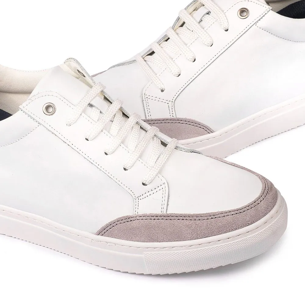 Zapatos Con Alzas Para Hombre Fontana Blanco Masaltos