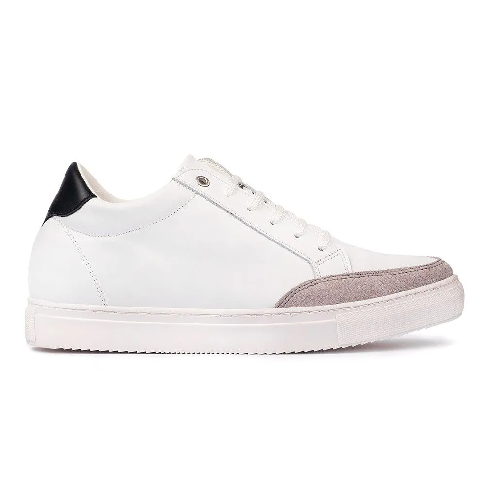 Zapatos Con Alzas Para Hombre Fontana Blanco Masaltos