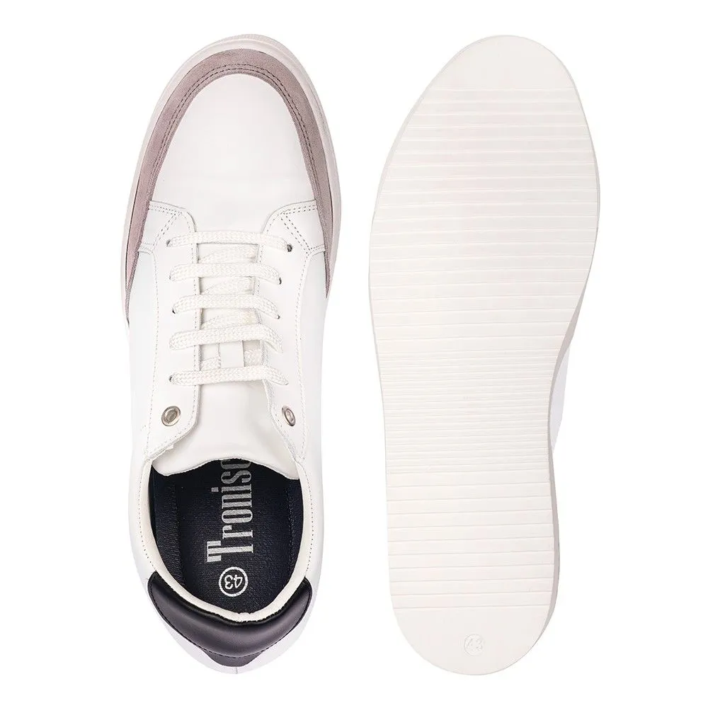 Zapatos Con Alzas Para Hombre Fontana Blanco Masaltos