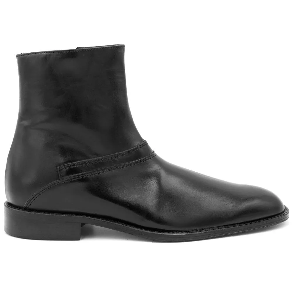 Zapatos Con Alzas Para Hombre Spoleto Negro Masaltos