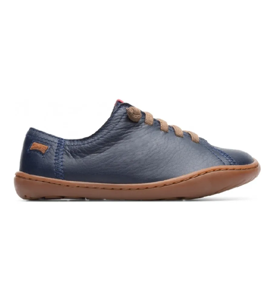 Zapatos de piel Peu Cami marino
