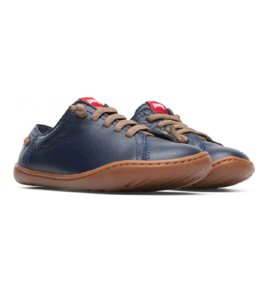 Zapatos de piel Peu Cami marino