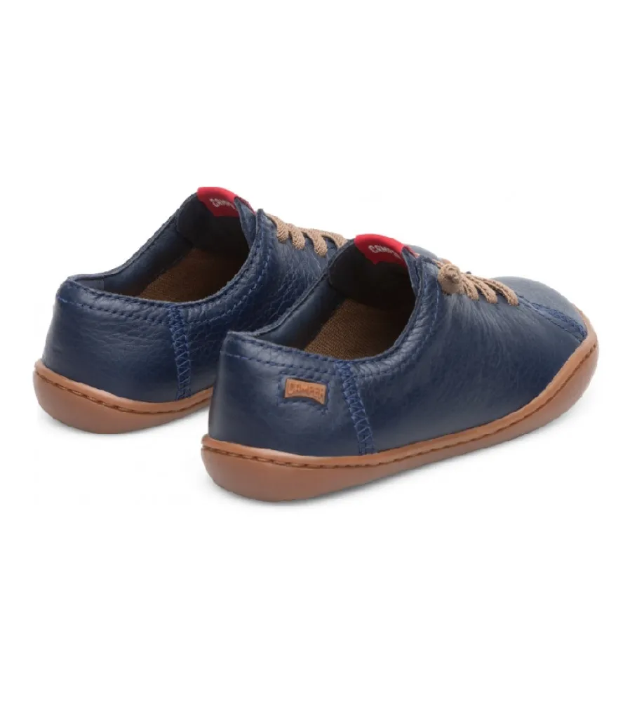 Zapatos de piel Peu Cami marino