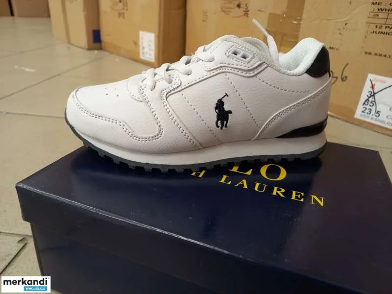 Zapatos de stock marca Polo Ralph Lauren tallas infantil y femenina de 30 a 39