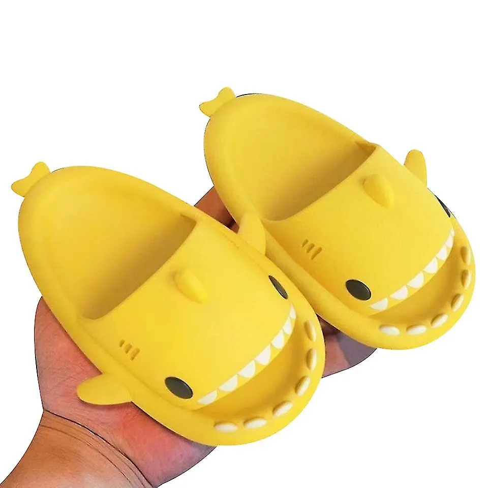 Zapatos de tiburón para niños, sandalias de playa ligeras de punta abierta