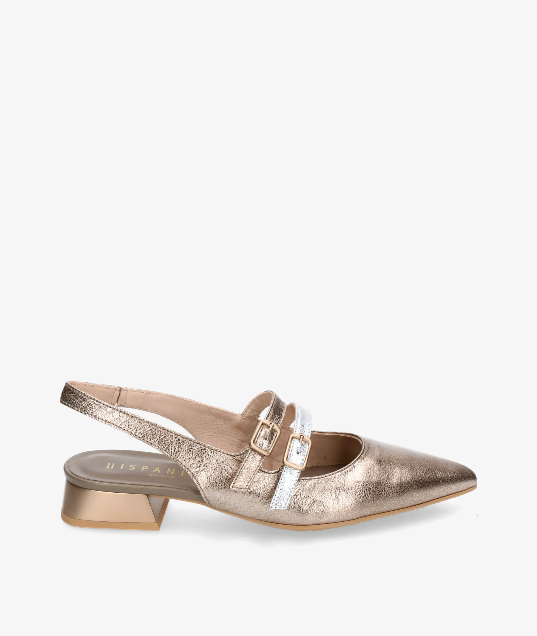 Zapatos de vestir Hispanitas CHV243462 en taupe metalizado