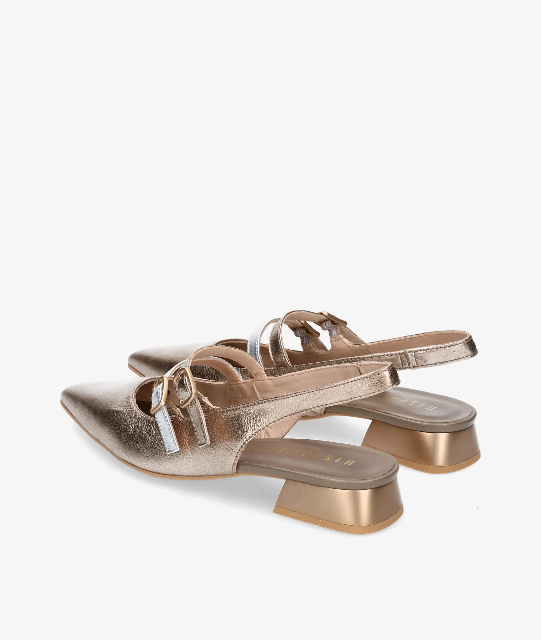 Zapatos de vestir Hispanitas CHV243462 en taupe metalizado