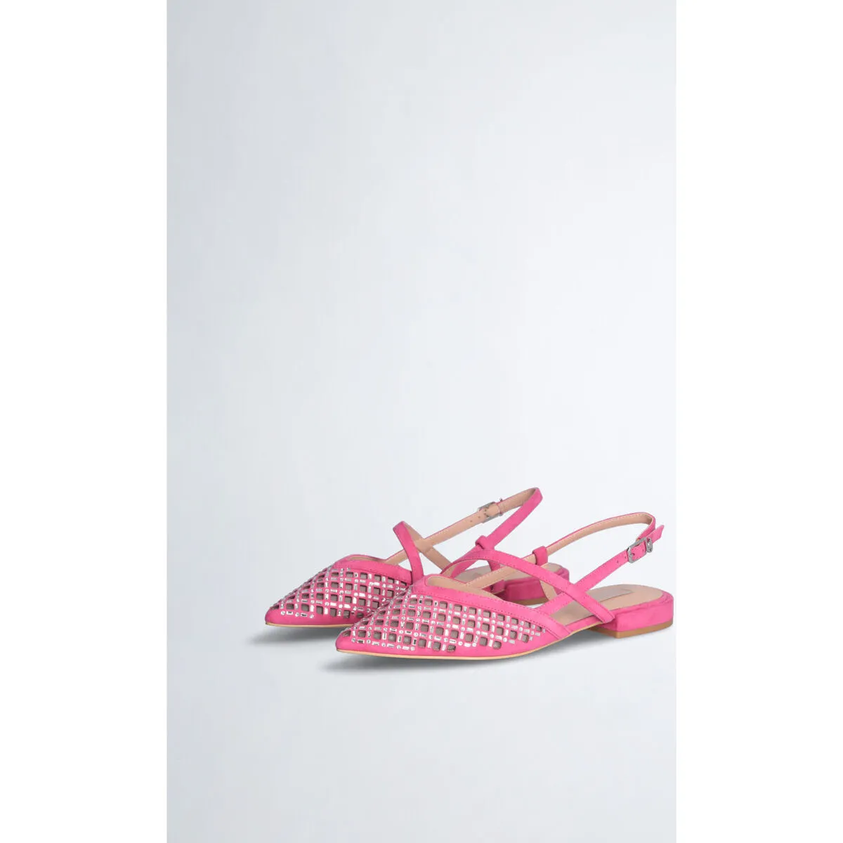 Zapatos destalonados con strass