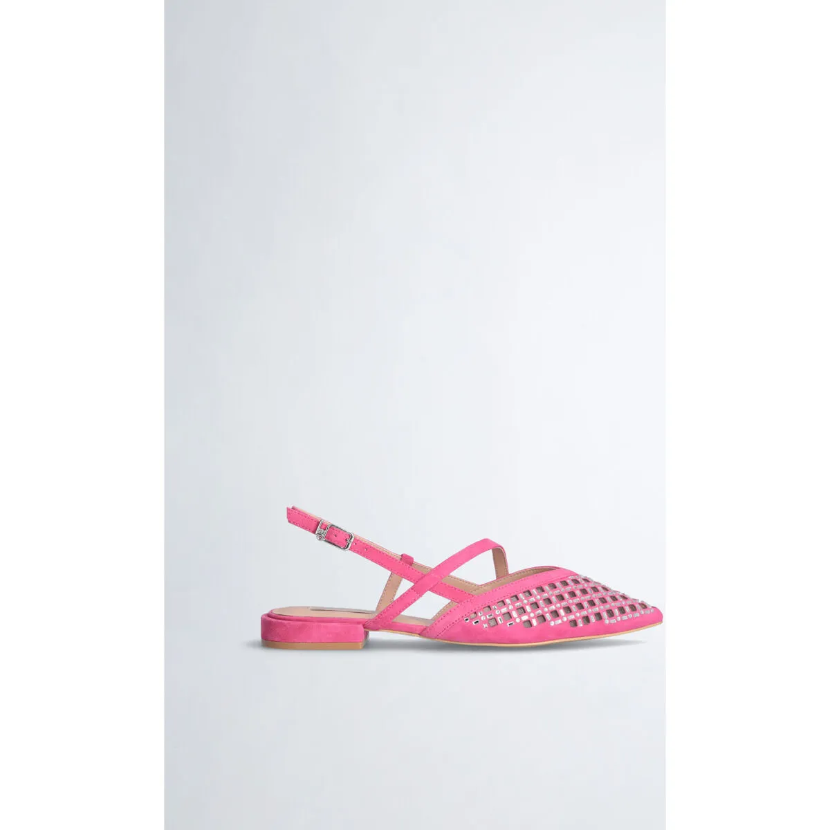 Zapatos destalonados con strass