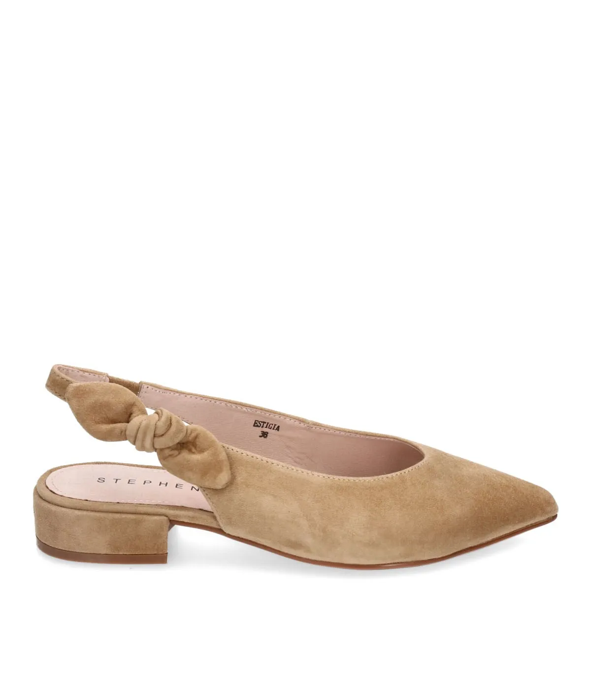 ZAPATOS DESTALONADOS DE NOBUCK STEPHEN ALLEN ESTIGIA CAMEL
