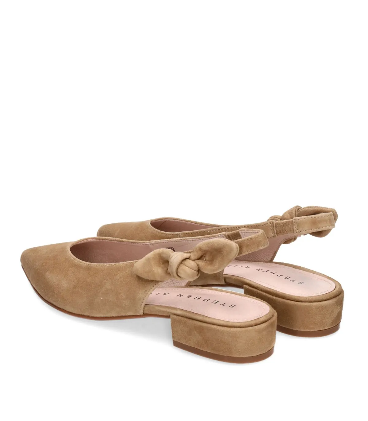 ZAPATOS DESTALONADOS DE NOBUCK STEPHEN ALLEN ESTIGIA CAMEL