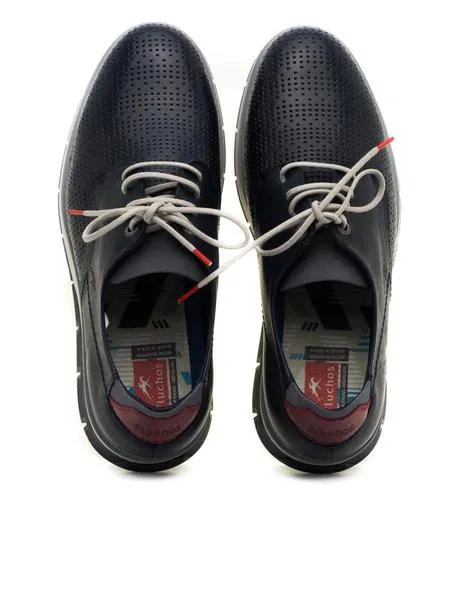 zapatos fluchos f0773 azules para hombre