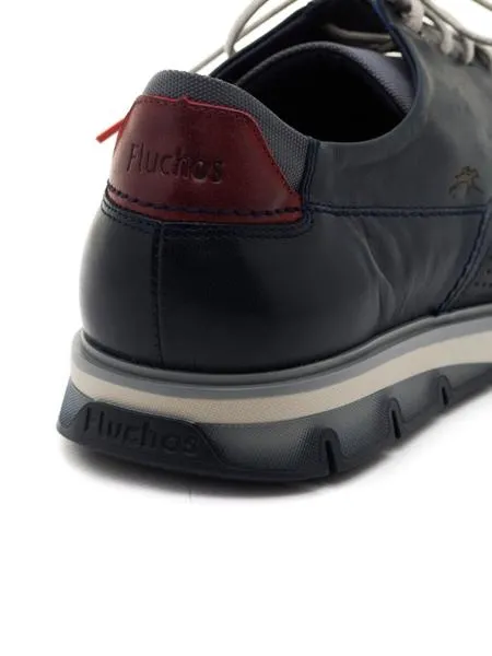 zapatos fluchos f0773 azules para hombre