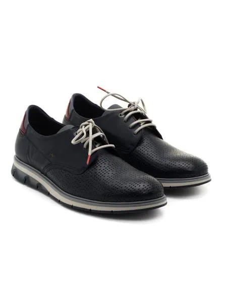 zapatos fluchos f0773 azules para hombre