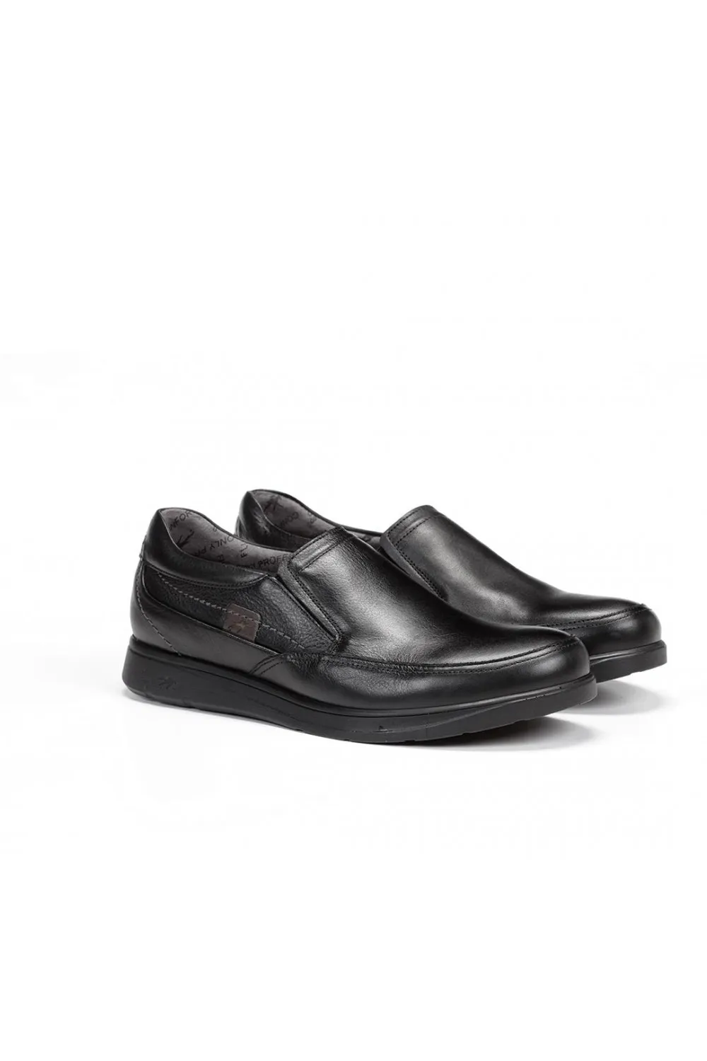 zapatos fluchos negro mocasin f0051
