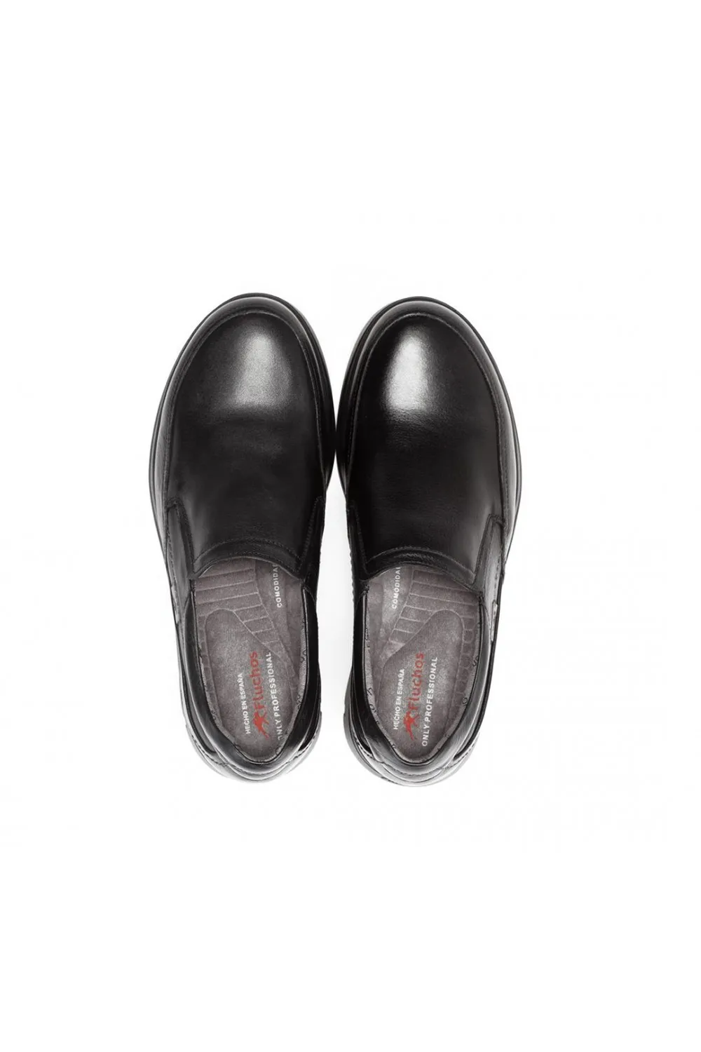 zapatos fluchos negro mocasin f0051