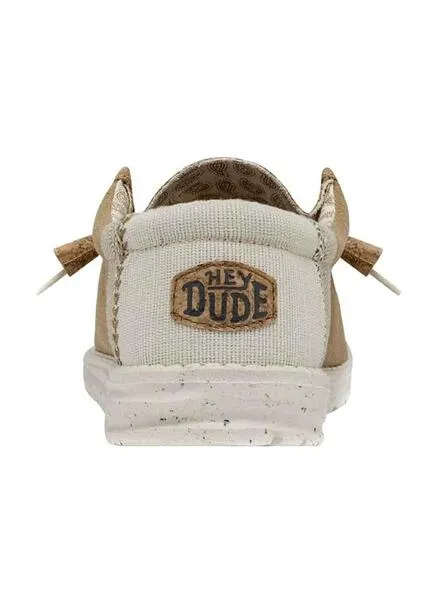 Zapatos Hey Dude Wally Linen Camel para Hombre
