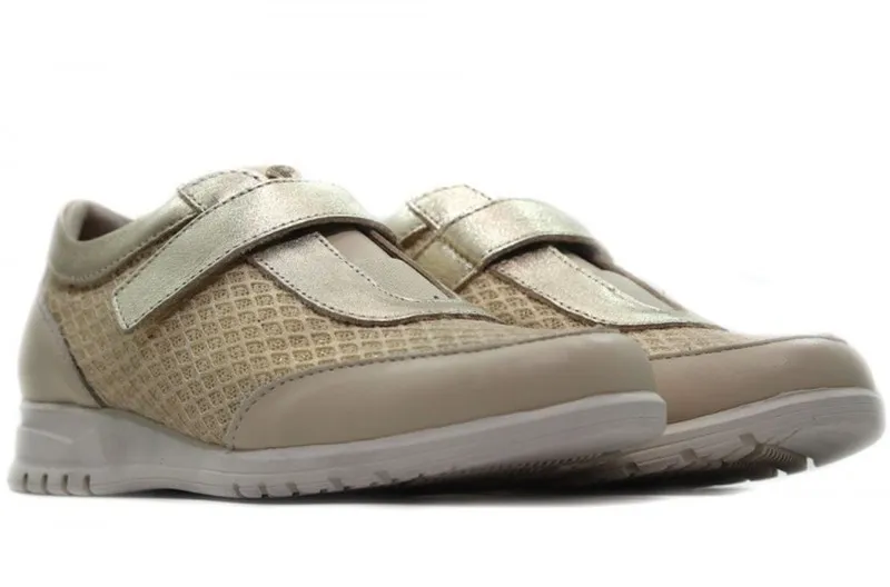 Zapatos Pitillos 2825 textil beig