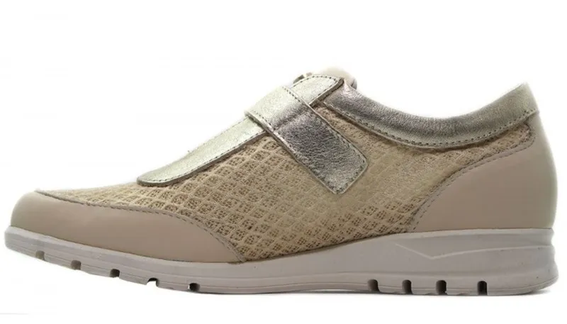 Zapatos Pitillos 2825 textil beig