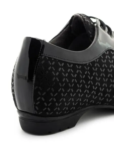 zapatos pitillos 3951 negros cuña oculta para mujer