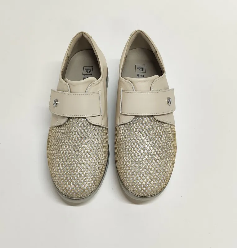 Zapatos Pitillos 5760 textil beig