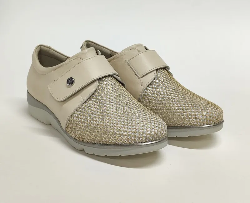 Zapatos Pitillos 5760 textil beig