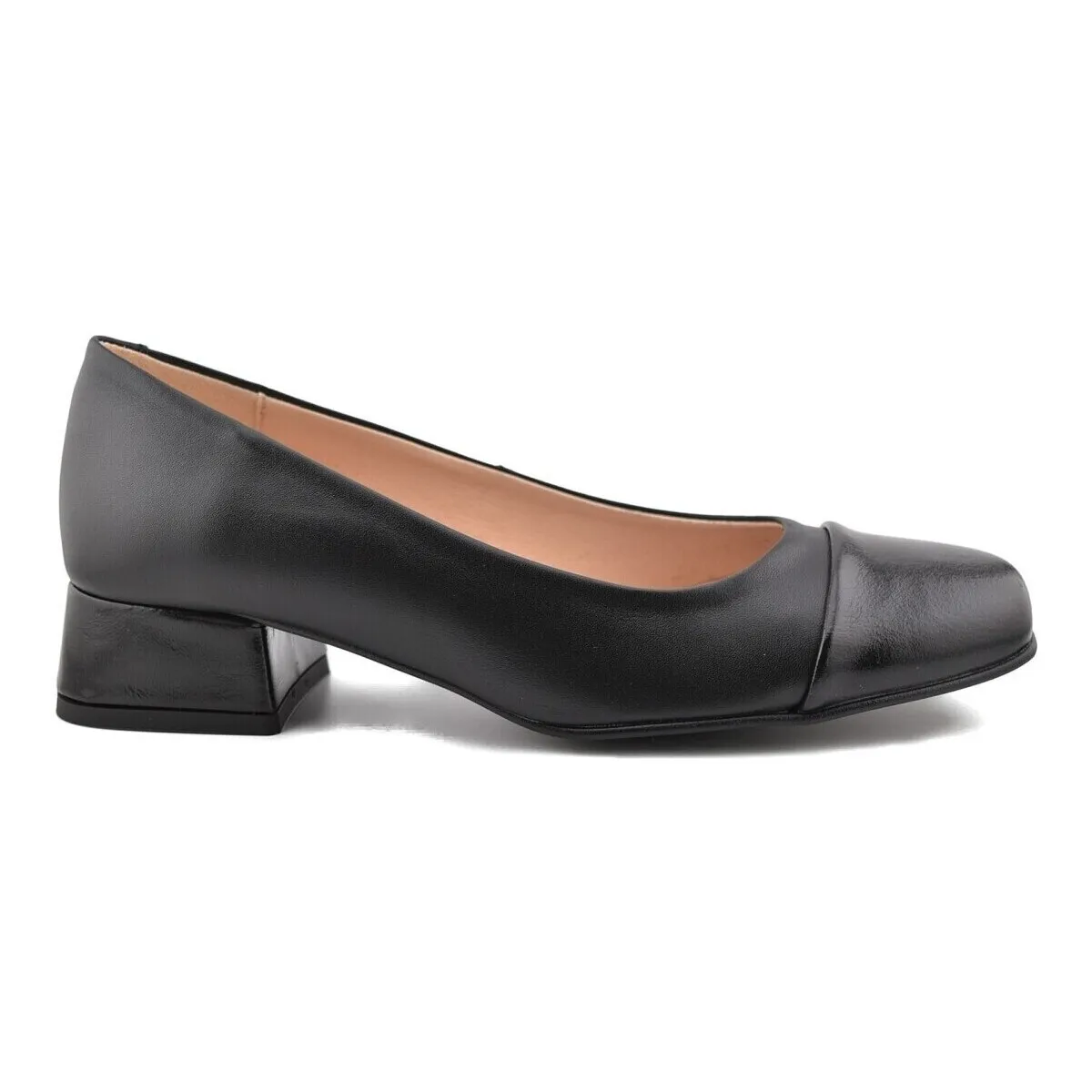 Zapatos Salones negros de piel by