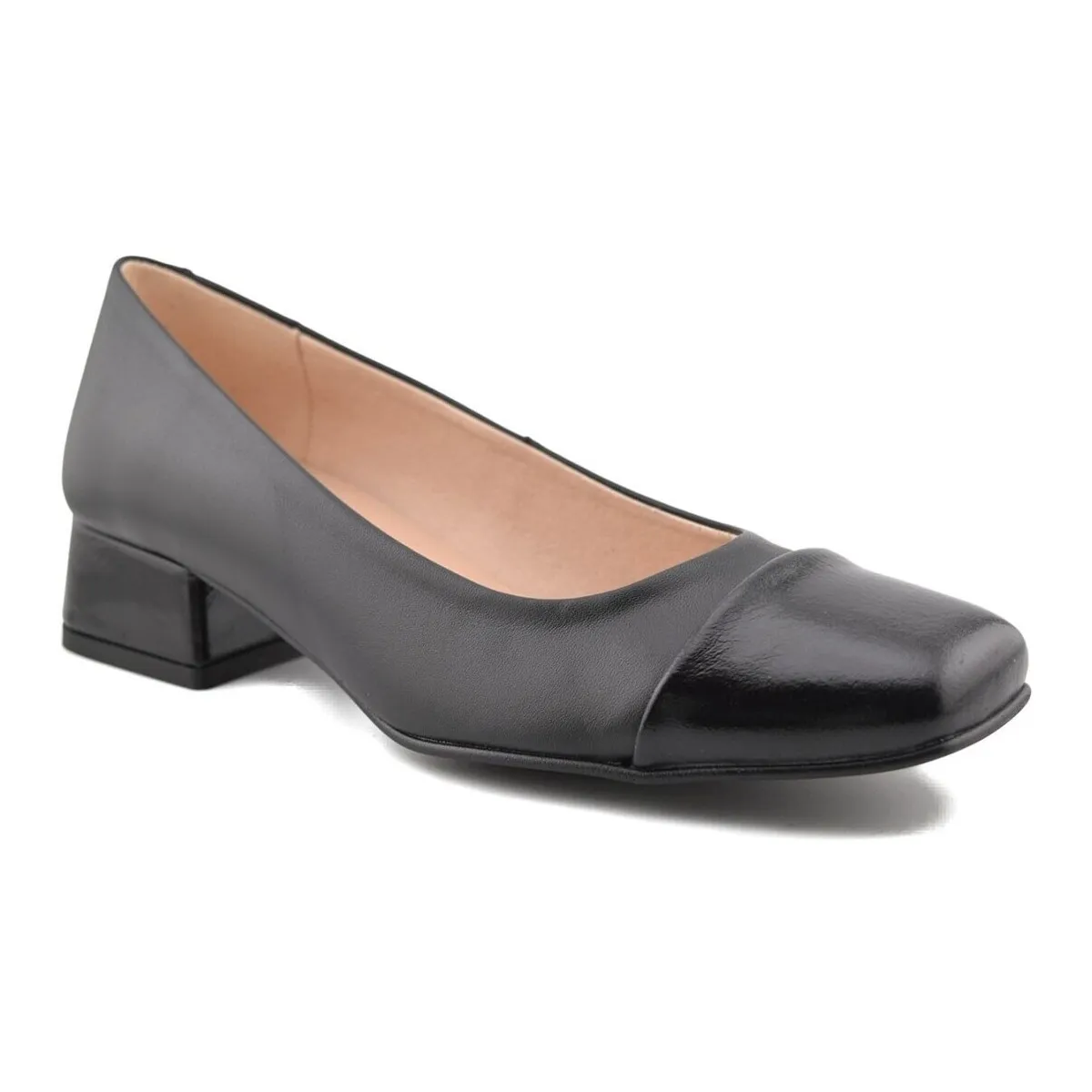Zapatos Salones negros de piel by