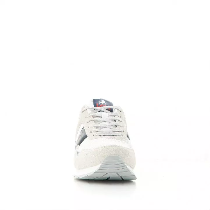 Zapatos sport Lois  blancas combinadas con detalles azules
