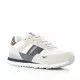 Zapatos sport Lois  blancas combinadas con detalles azules