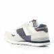 Zapatos sport Lois  blancas combinadas con detalles azules