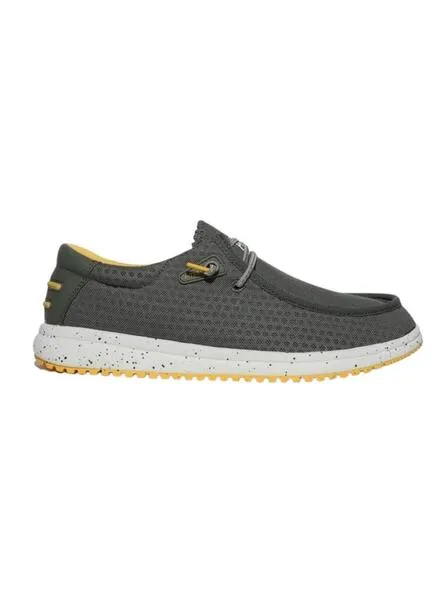 Zapatos Walkin Pitas Wallabi Hive verde para hombre