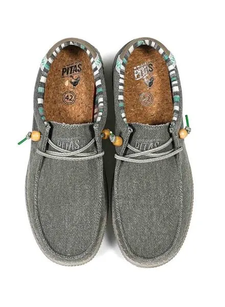 Zapatos Walkin Pitas Wallabi Rustic beige para hombre