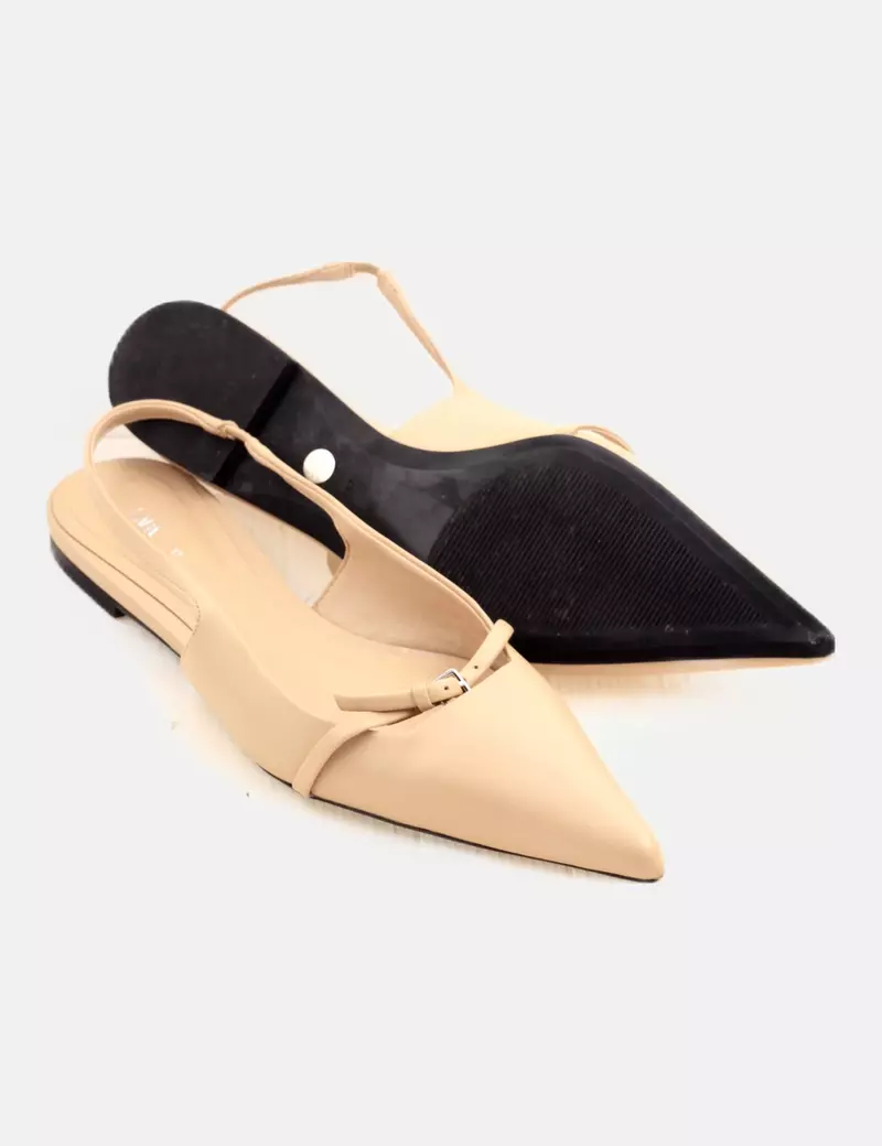 Zara Mule nude básico