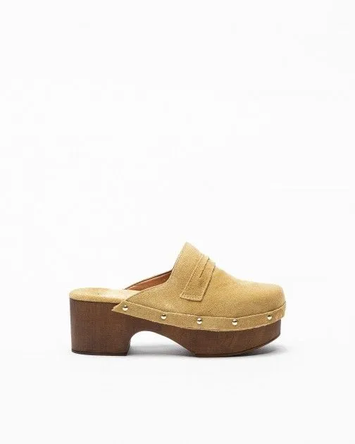 Zuecos PROF Moca Sfilo Beige